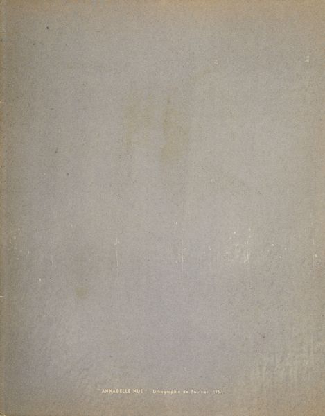 FAUTRIER JEAN (1898 - 1964) : Annabelle nue.  - Asta Asta 424 | GRAFICA MODERNA, FOTOGRAFIA E MULTIPLI D'AUTORE Online - Associazione Nazionale - Case d'Asta italiane