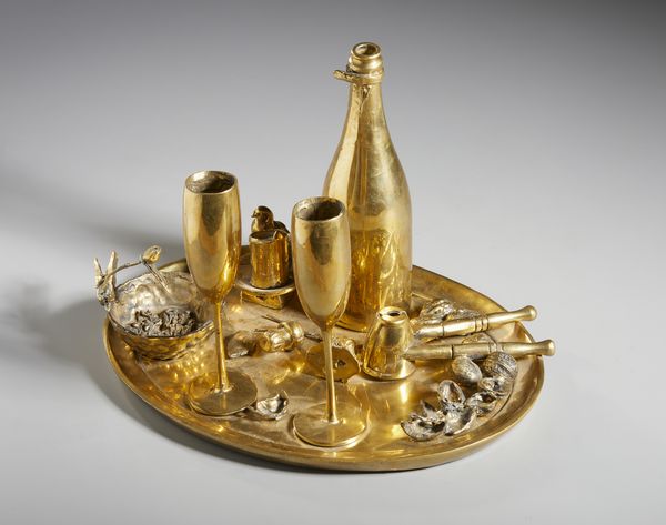 SPOERRI DANIEL (n. 1930) : L'heure bleue.  - Asta Asta 424 | GRAFICA MODERNA, FOTOGRAFIA E MULTIPLI D'AUTORE Online - Associazione Nazionale - Case d'Asta italiane