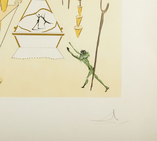 DALI' SALVADOR (1904 - 1989) : Dalla cartella: Hommage  Leonardo da Vinci (Great American Inventions)  - Asta Asta 424 | GRAFICA MODERNA, FOTOGRAFIA E MULTIPLI D'AUTORE Online - Associazione Nazionale - Case d'Asta italiane