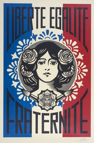 FAIREY SHEPARD (n. 1970) : Libert, Egalit, Fraternit.  - Asta Asta 424 | GRAFICA MODERNA, FOTOGRAFIA E MULTIPLI D'AUTORE Online - Associazione Nazionale - Case d'Asta italiane