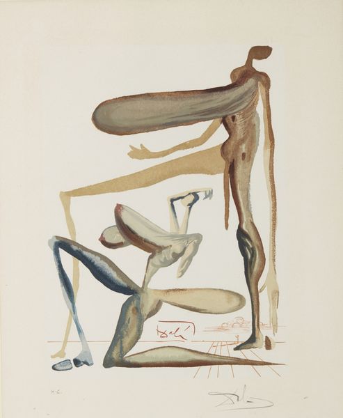 DALI' SALVADOR (1904 - 1989) : La Divine Comdie - Purgatoire 22 - La prodigalit.  - Asta Asta 424 | GRAFICA MODERNA, FOTOGRAFIA E MULTIPLI D'AUTORE Online - Associazione Nazionale - Case d'Asta italiane