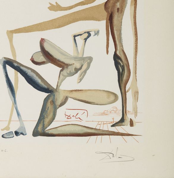 DALI' SALVADOR (1904 - 1989) : La Divine Comdie - Purgatoire 22 - La prodigalit.  - Asta Asta 424 | GRAFICA MODERNA, FOTOGRAFIA E MULTIPLI D'AUTORE Online - Associazione Nazionale - Case d'Asta italiane