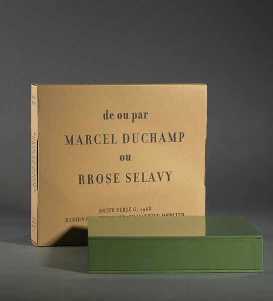 DUCHAMP MARCEL (1887 - 1968) : De ou par Marcel Duchamp ou Rrose Slavy (Bote-en-valise) - series G.  - Asta Asta 424 | GRAFICA MODERNA, FOTOGRAFIA E MULTIPLI D'AUTORE Online - Associazione Nazionale - Case d'Asta italiane