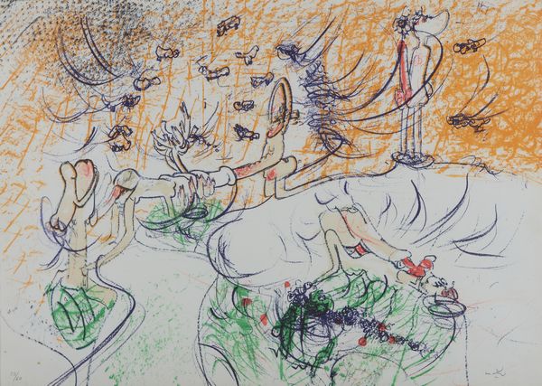 MATTA ROBERTO SEBASTIAN ANTONIO (1911 - 2002) : Dalla cartella Esoterica: haec fabula proponitur.  - Asta Asta 424 | GRAFICA MODERNA, FOTOGRAFIA E MULTIPLI D'AUTORE Online - Associazione Nazionale - Case d'Asta italiane