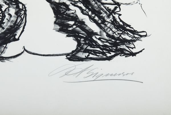 SIQUEIROS  DAVID ALFARO  (1896 - 1974) : Senza titolo.  - Asta Asta 424 | GRAFICA MODERNA, FOTOGRAFIA E MULTIPLI D'AUTORE Online - Associazione Nazionale - Case d'Asta italiane