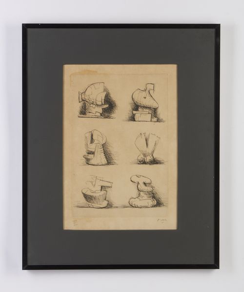 MOORE HENRY (1898 - 1986) : Six sculptures motives.  - Asta Asta 424 | GRAFICA MODERNA, FOTOGRAFIA E MULTIPLI D'AUTORE Online - Associazione Nazionale - Case d'Asta italiane