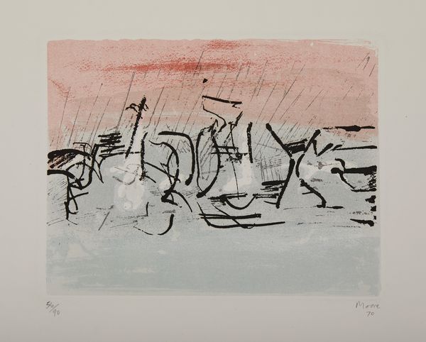 MOORE HENRY (1898 - 1986) : Storm at Forte dei Marmi.  - Asta Asta 424 | GRAFICA MODERNA, FOTOGRAFIA E MULTIPLI D'AUTORE Online - Associazione Nazionale - Case d'Asta italiane