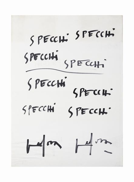 VEDOVA EMILIO (1919 - 2006) : Specchi (cartella completa).  - Asta Asta 424 | GRAFICA MODERNA, FOTOGRAFIA E MULTIPLI D'AUTORE Online - Associazione Nazionale - Case d'Asta italiane