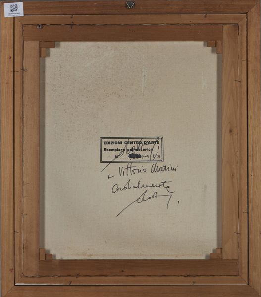 DOVA GIANNI (1925 - 1991) : Uccello.  - Asta Asta 424 | GRAFICA MODERNA, FOTOGRAFIA E MULTIPLI D'AUTORE Online - Associazione Nazionale - Case d'Asta italiane