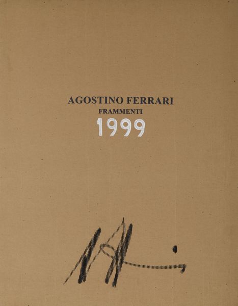 FERRARI AGOSTINO (n. 1938) : Lotto contenente n. 3 litografie. Frammenti.  - Asta Asta 424 | GRAFICA MODERNA, FOTOGRAFIA E MULTIPLI D'AUTORE Online - Associazione Nazionale - Case d'Asta italiane