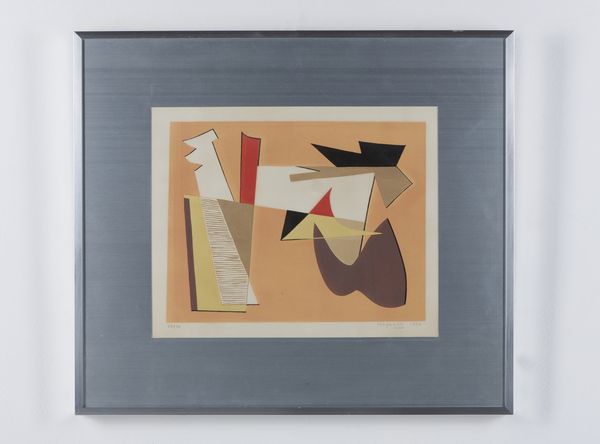 MAGNELLI ALBERTO (1888 - 1971) : Composizione.  - Asta Asta 424 | GRAFICA MODERNA, FOTOGRAFIA E MULTIPLI D'AUTORE Online - Associazione Nazionale - Case d'Asta italiane
