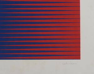 ALVIANI GETULIO (n. 1939) : Senza titolo.  - Asta Asta 424 | GRAFICA MODERNA, FOTOGRAFIA E MULTIPLI D'AUTORE Online - Associazione Nazionale - Case d'Asta italiane