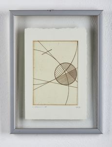 VERONESI LUIGI (1908 - 1998) : Lotto composto da n.2 fogli. Senza titolo.  - Asta Asta 424 | GRAFICA MODERNA, FOTOGRAFIA E MULTIPLI D'AUTORE Online - Associazione Nazionale - Case d'Asta italiane