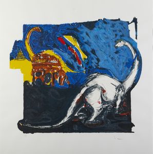 SCHIFANO MARIO (1934 - 1998) - Innocenza figurata.