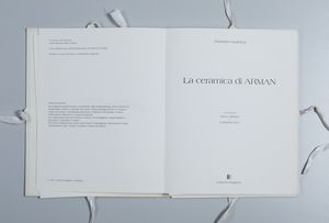 ARMAN FERNANDEZ (1928 - 2005) : La ceramica di Arman.  - Asta Asta 424 | GRAFICA MODERNA, FOTOGRAFIA E MULTIPLI D'AUTORE Online - Associazione Nazionale - Case d'Asta italiane