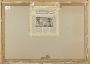 BAJ ENRICO (1924 - 2003) : Ninon de Lanclos e Eleonora di Navarra sorprese dal Duca di Enghien.  - Asta Asta 424 | GRAFICA MODERNA, FOTOGRAFIA E MULTIPLI D'AUTORE Online - Associazione Nazionale - Case d'Asta italiane