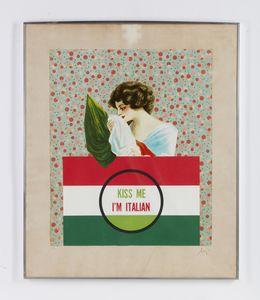 BAJ ENRICO (1924 - 2003) : Kiss me-I'm Italian.  - Asta Asta 424 | GRAFICA MODERNA, FOTOGRAFIA E MULTIPLI D'AUTORE Online - Associazione Nazionale - Case d'Asta italiane