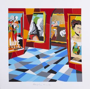 NESPOLO UGO (n. 1941) : Museum Display.  - Asta Asta 424 | GRAFICA MODERNA, FOTOGRAFIA E MULTIPLI D'AUTORE Online - Associazione Nazionale - Case d'Asta italiane