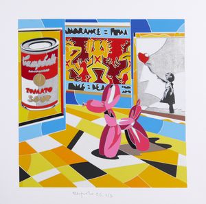 NESPOLO UGO (n. 1941) : Museum Display.  - Asta Asta 424 | GRAFICA MODERNA, FOTOGRAFIA E MULTIPLI D'AUTORE Online - Associazione Nazionale - Case d'Asta italiane