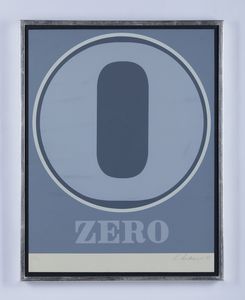 INDIANA ROBERT (1928 - 2018) : Zero (from Numbers).  - Asta Asta 424 | GRAFICA MODERNA, FOTOGRAFIA E MULTIPLI D'AUTORE Online - Associazione Nazionale - Case d'Asta italiane