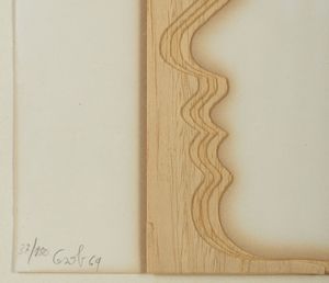 CEROLI MARIO (n. 1938) : Senza titolo.  - Asta Asta 424 | GRAFICA MODERNA, FOTOGRAFIA E MULTIPLI D'AUTORE Online - Associazione Nazionale - Case d'Asta italiane