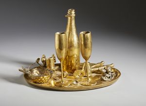 SPOERRI DANIEL (n. 1930) : L'heure bleue.  - Asta Asta 424 | GRAFICA MODERNA, FOTOGRAFIA E MULTIPLI D'AUTORE Online - Associazione Nazionale - Case d'Asta italiane