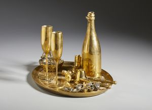 SPOERRI DANIEL (n. 1930) : L'heure bleue.  - Asta Asta 424 | GRAFICA MODERNA, FOTOGRAFIA E MULTIPLI D'AUTORE Online - Associazione Nazionale - Case d'Asta italiane