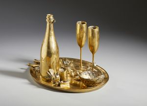 SPOERRI DANIEL (n. 1930) : L'heure bleue.  - Asta Asta 424 | GRAFICA MODERNA, FOTOGRAFIA E MULTIPLI D'AUTORE Online - Associazione Nazionale - Case d'Asta italiane