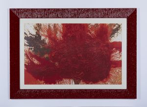 NITSCH HERMANN (1938 - 2022) : Senza titolo.  - Asta Asta 424 | GRAFICA MODERNA, FOTOGRAFIA E MULTIPLI D'AUTORE Online - Associazione Nazionale - Case d'Asta italiane