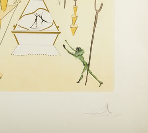 DALI' SALVADOR (1904 - 1989) : Dalla cartella: Hommage  Leonardo da Vinci (Great American Inventions)  - Asta Asta 424 | GRAFICA MODERNA, FOTOGRAFIA E MULTIPLI D'AUTORE Online - Associazione Nazionale - Case d'Asta italiane