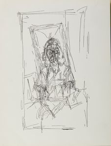 GIACOMETTI ALBERTO (1901 - 1966) - Dessin.