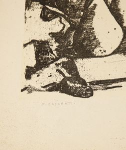 CASORATI FELICE (1883 - 1963) : Numerus, Mensura, Pondus. Dieci litografie di Felice Casorati.  - Asta Asta 424 | GRAFICA MODERNA, FOTOGRAFIA E MULTIPLI D'AUTORE Online - Associazione Nazionale - Case d'Asta italiane