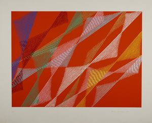 DORAZIO PIERO (1927 - 2005) - La ribambelle des Gobelins' hommage  Michel Eugene Chevreul.