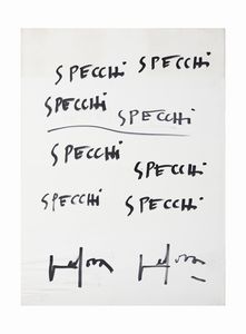 VEDOVA EMILIO (1919 - 2006) : Specchi (cartella completa).  - Asta Asta 424 | GRAFICA MODERNA, FOTOGRAFIA E MULTIPLI D'AUTORE Online - Associazione Nazionale - Case d'Asta italiane