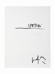 VEDOVA EMILIO (1919 - 2006) : Specchi (cartella completa).  - Asta Asta 424 | GRAFICA MODERNA, FOTOGRAFIA E MULTIPLI D'AUTORE Online - Associazione Nazionale - Case d'Asta italiane