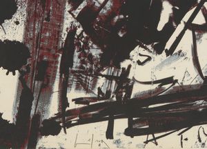 VEDOVA EMILIO (1919 - 2006) : A Franco.  - Asta Asta 424 | GRAFICA MODERNA, FOTOGRAFIA E MULTIPLI D'AUTORE Online - Associazione Nazionale - Case d'Asta italiane