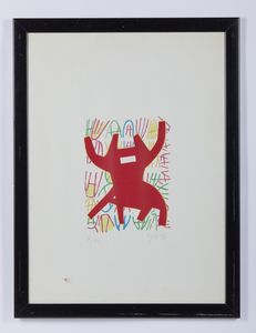 CAPOGROSSI GIUSEPPE (1900 - 1972) : Opale n 10.  - Asta Asta 424 | GRAFICA MODERNA, FOTOGRAFIA E MULTIPLI D'AUTORE Online - Associazione Nazionale - Case d'Asta italiane