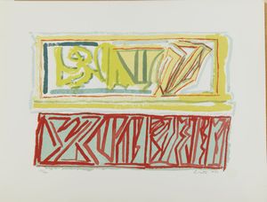 LICATA RICCARDO (1929 - 2014) : Senza titolo.  - Asta Asta 424 | GRAFICA MODERNA, FOTOGRAFIA E MULTIPLI D'AUTORE Online - Associazione Nazionale - Case d'Asta italiane