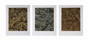 FERRARI AGOSTINO (n. 1938) - Lotto contenente n. 3 litografie. Frammenti.