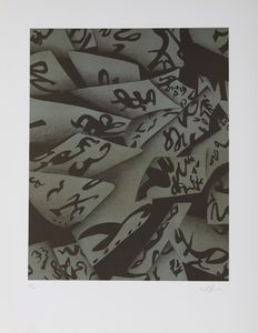 FERRARI AGOSTINO (n. 1938) : Lotto contenente n. 3 litografie. Frammenti.  - Asta Asta 424 | GRAFICA MODERNA, FOTOGRAFIA E MULTIPLI D'AUTORE Online - Associazione Nazionale - Case d'Asta italiane