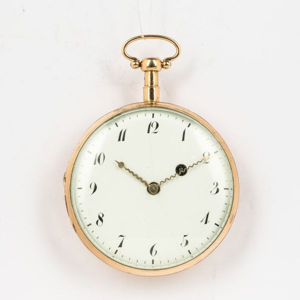 Orologio da tasca cassa in oro 18 kt firmato Breguet fils ripetizione ore e quarti