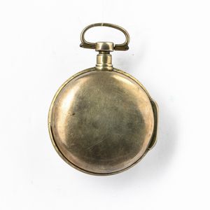 Meuron et Co: orologio  da tasca in argento (stile Paysan) movimento con scappamento verga, quadrante in smalto bianco (filature) con calendario, 1840 circa  - Asta Orologi da Tasca - Associazione Nazionale - Case d'Asta italiane
