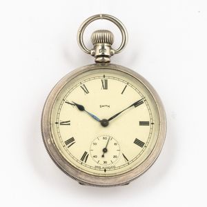 Orologio da tasca Smith inglese 1940 - 1950, cassa in argento, scappamento ad ancora  - Asta Orologi da Tasca - Associazione Nazionale - Case d'Asta italiane