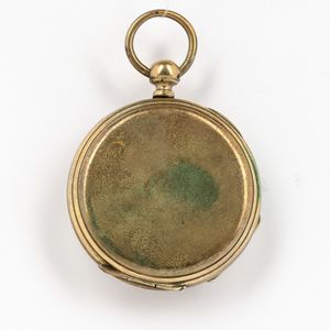 Orologio da tasca con bussola sul movimento  - Asta Orologi da Tasca - Associazione Nazionale - Case d'Asta italiane