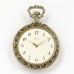 Orologio da tasca Francese 1930 circa, cassa in metallo argentato, carica remontoire  - Asta Orologi da Tasca - Associazione Nazionale - Case d'Asta italiane