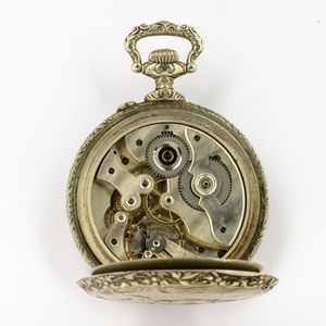 Orologio da tasca Francese 1930 circa, cassa in metallo argentato, carica remontoire  - Asta Orologi da Tasca - Associazione Nazionale - Case d'Asta italiane