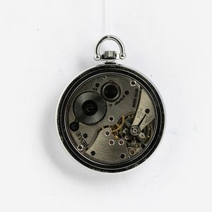 Dress Watch Revue con scatola anni �60, cassa in acciaio, movimento scappamento ad ancora, con scatola  - Asta Orologi da Tasca - Associazione Nazionale - Case d'Asta italiane