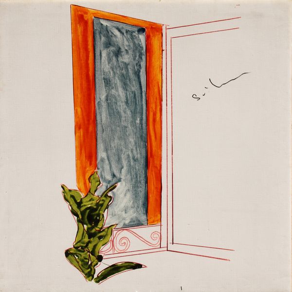 MARIO SCHIFANO : Senza titolo (La finestra)  - Asta Arte Moderna e Contemporanea - Associazione Nazionale - Case d'Asta italiane