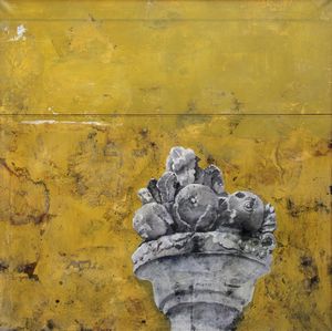 Piero MOSTI - Capitello con muro giallo