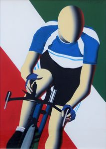 Mark Kostabi - Determinazione blu